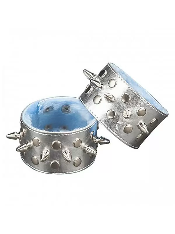 Напульсники Sitabella с шипами - серебристый