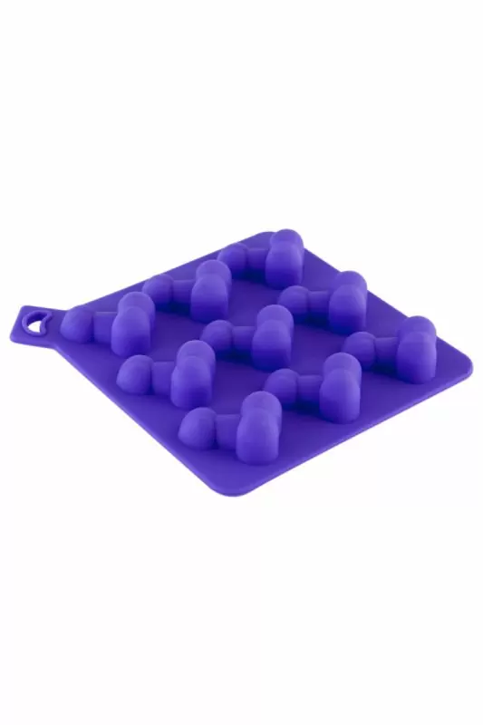 Формочка для льда в виде пениса TOYFA Black&Red – синий