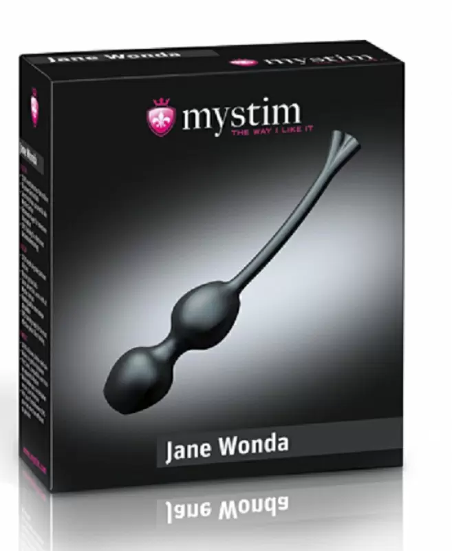 Шарики вагинальные с электростимуляцией Jane Wonda Geisha - черный