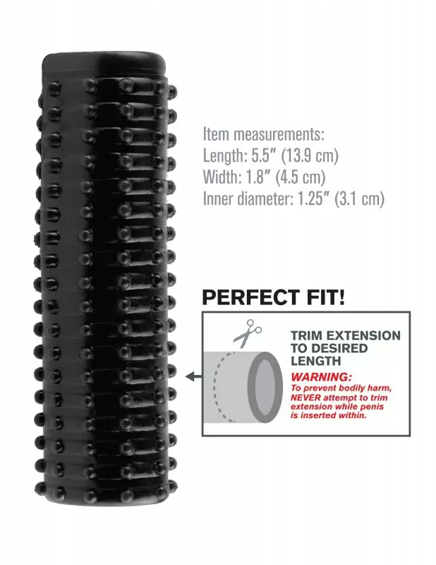 Насадка стимулирующая Magic Pleasure Sleeve – черная	