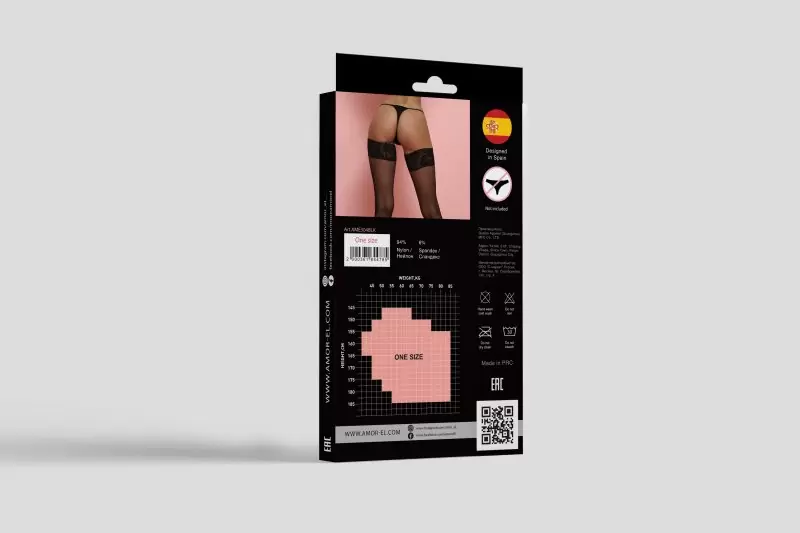 Чулки в мелкую сетку Olio Amor El (S/L)