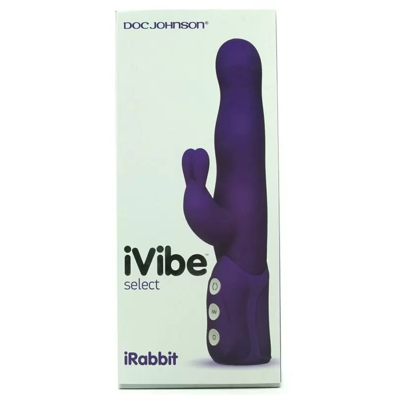 Вибромассажер двойного действия iVibe Select iRabbit – фиолетовый