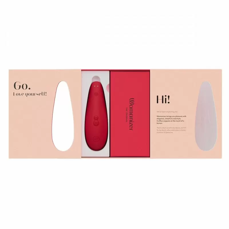 Бесконтактный клиторальный стимулятор Womanizer Marilyn Monroe Vivid Red