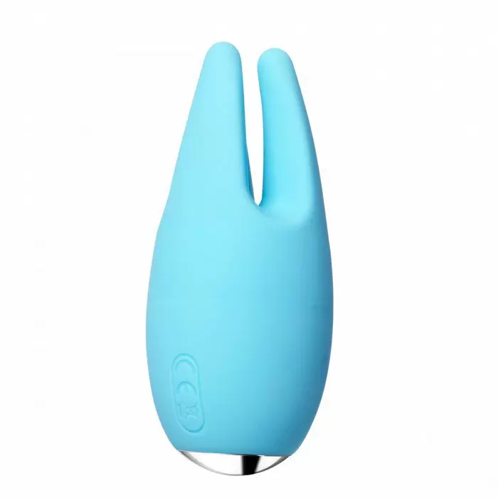 Вибростимулятор Svakon Cookie с подвижными тентаклями - голубой