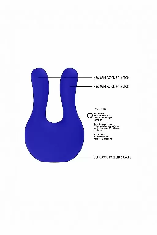 Клиторальный стимулятор Exceptional (синий)