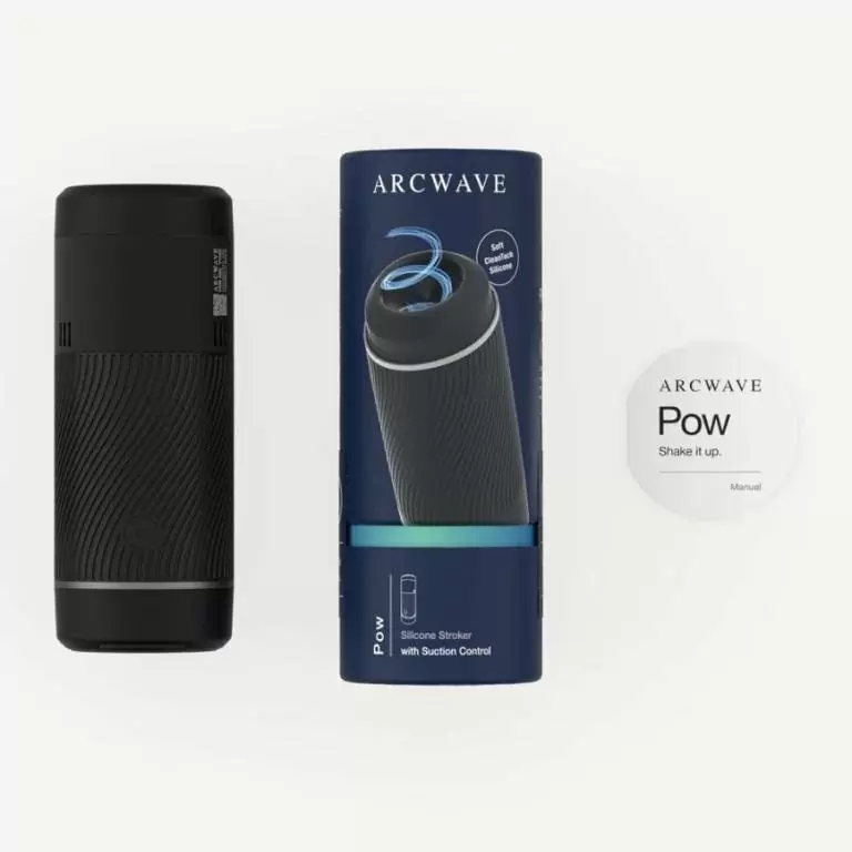 Инновационный мастурбатор с контролем всасывания Arcwave Pow (черный)