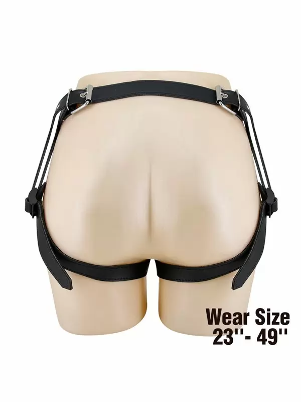 Элегантные трусы для страпона Baile HARNESS BRIEFS, в форме бабочки, черный