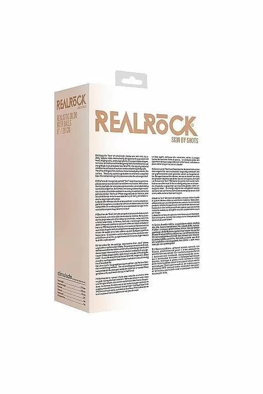 Фаллоимитатор Realistic Dildo With Balls - 20 cm