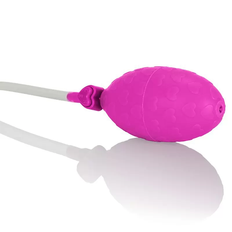 Помпа для клитора с вибрацией Waterproof Silicone Clitoral Pumps – розовый