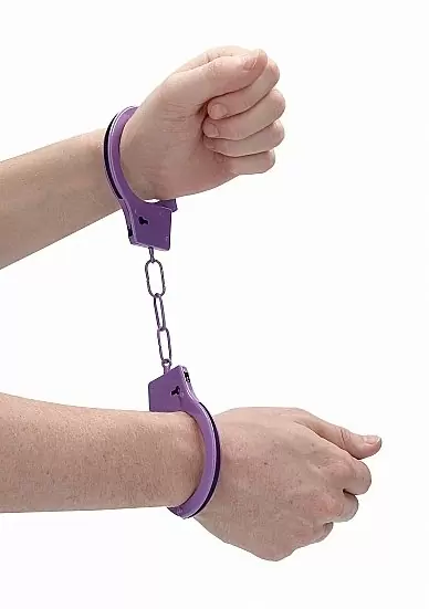 Наручники металлические Beginner's Handcuffs Purple