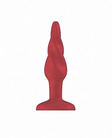 Анальная пробка Rounded Acrylic - 3 Inch (красная)