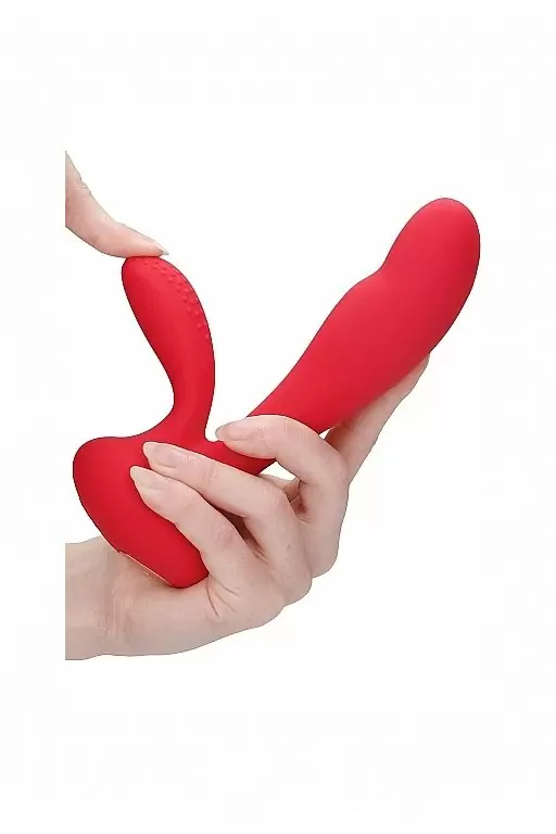 Вибрмассажер кролик Flair (красный)