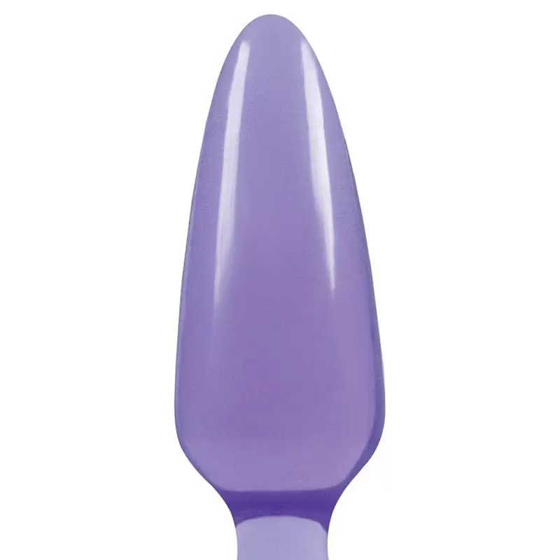 Анальная пробка Jelly Rancher Pleasure Plug - Medium средняя – фиолетовый