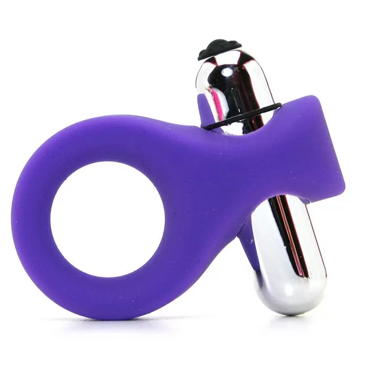 Вибро-кольцо Embrace Lover’s Ring – фиолетовое