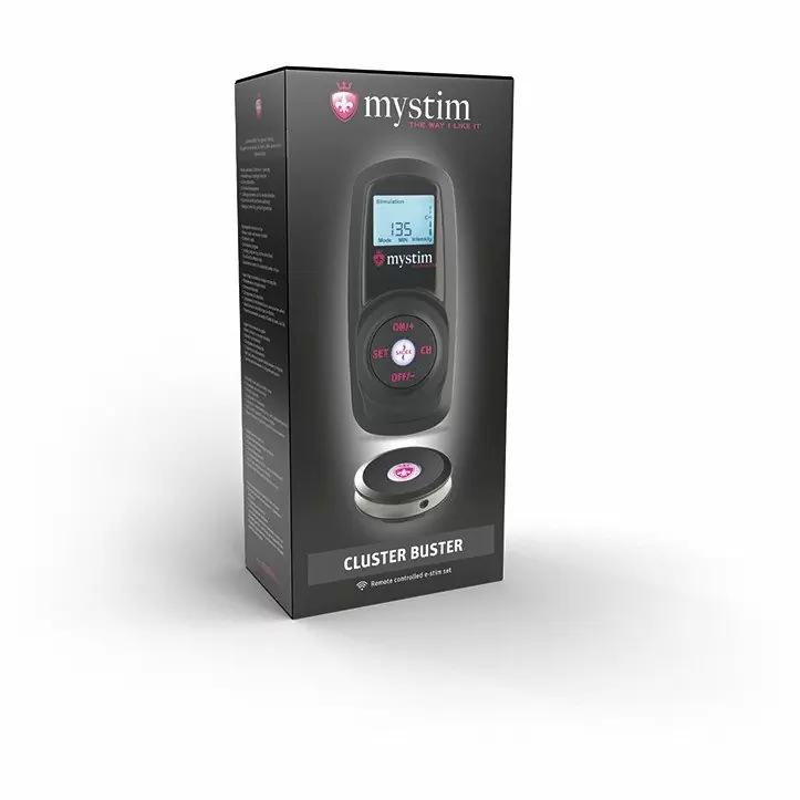 Беспроводной блок для управления электродевайсами Mystim Cluster Buster, wireless eStim device start