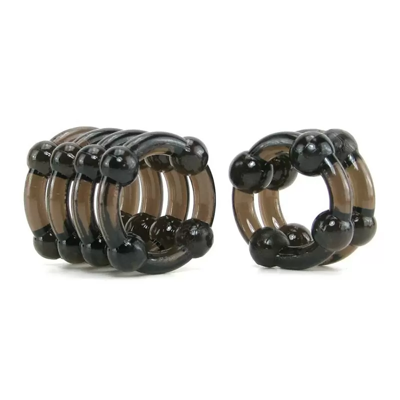 Набор из 2-х эрекционных колец Colt Enhancer Rings – черный