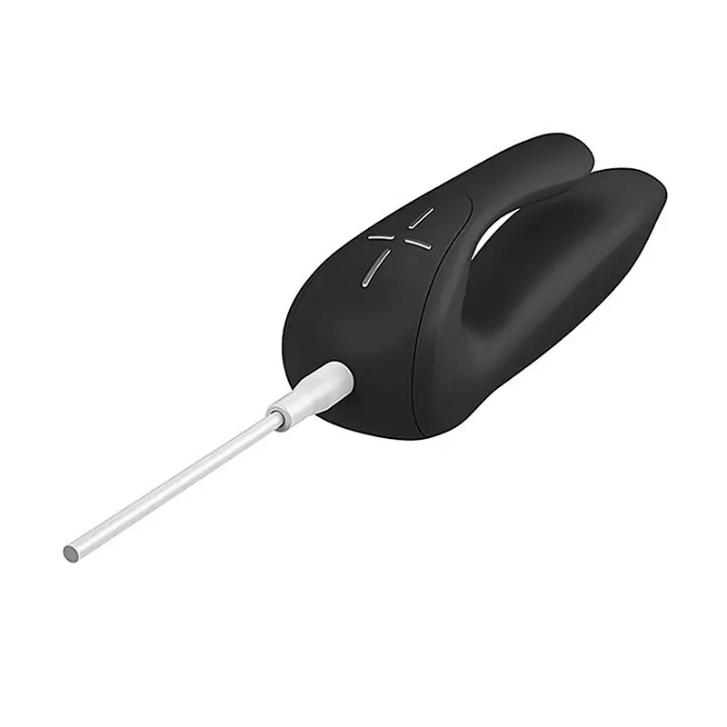 Вибратор с клиторальным стимулятором Ovo J2 перезаряжаемый – черный