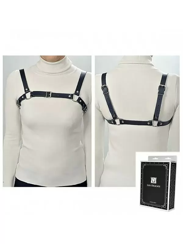 Аккуратная портупея Sitabella из кожи – черный, XS-M