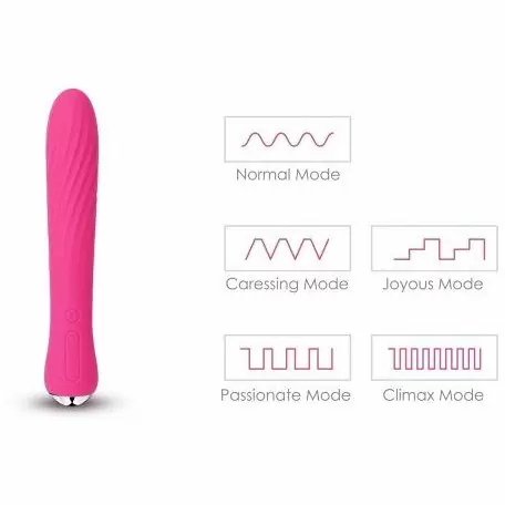 Вибратор с функцией нагрева «Anya Plum Red» от Svakom