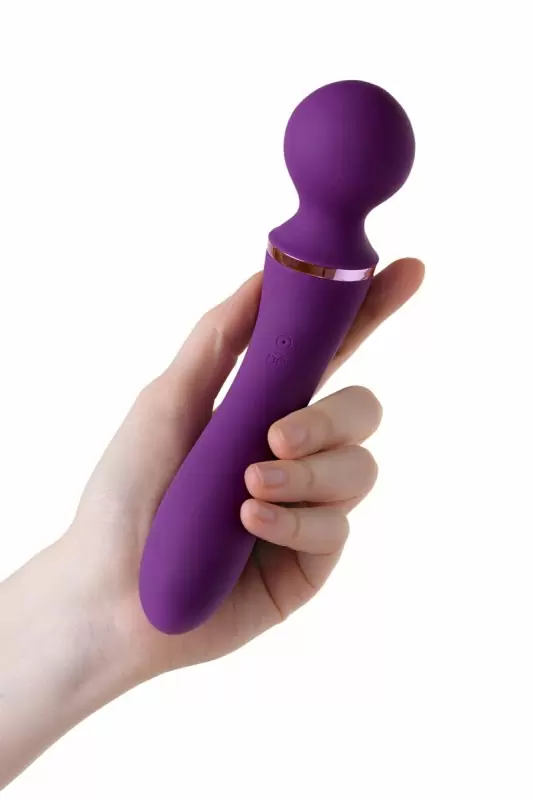 Фиолетовый вибратор Eromantica Uma. 20 см, 10 режимов вибрации