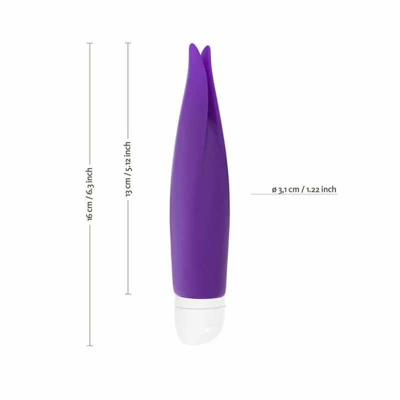 Лепестковый стимулятор клитора Fun Factory Volita, 16 см, силикон, фиолетовый