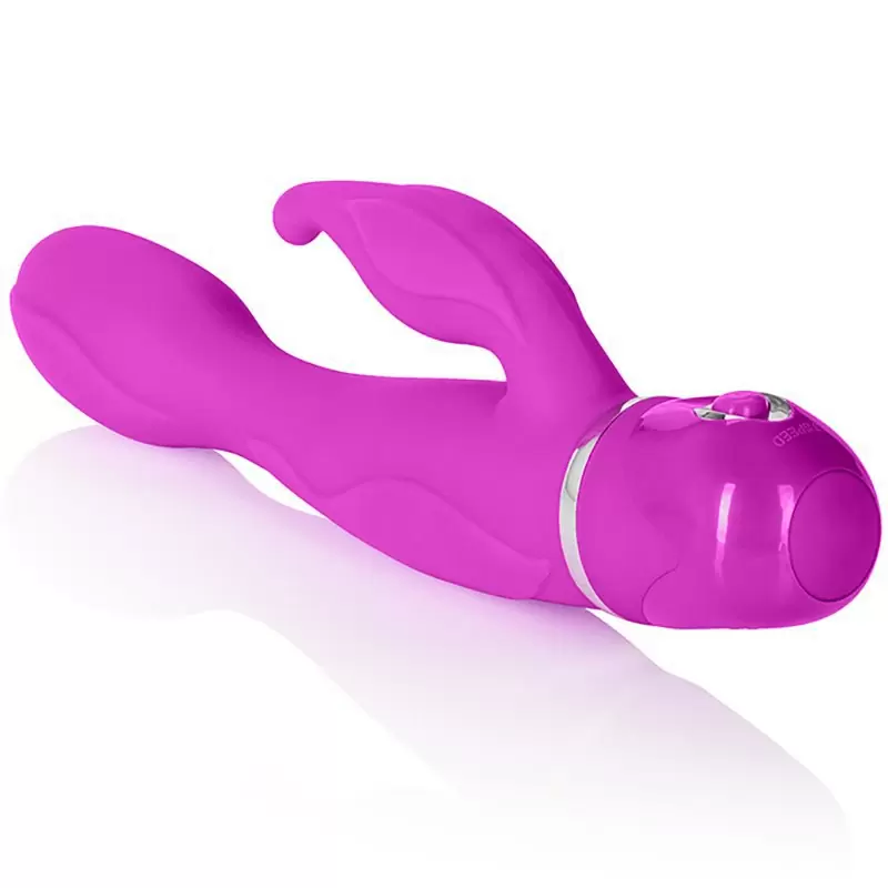 Вибромассажер Power Play Dual Bliss со стимуляцией клитора – фиолетовый