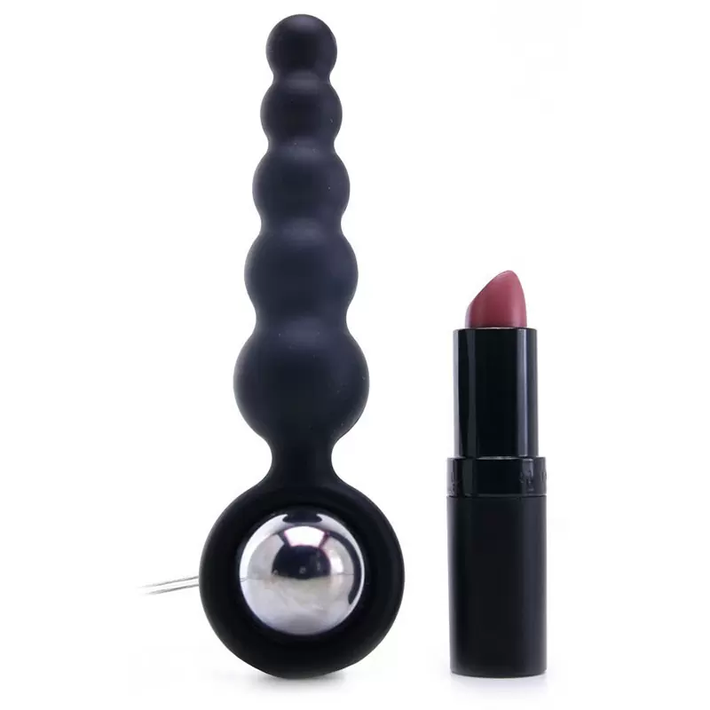 Анальная елочка с вибрацией Booty Shaker – черная