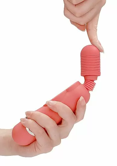 Универсальный массажер Silicone Massage Wand - розовый