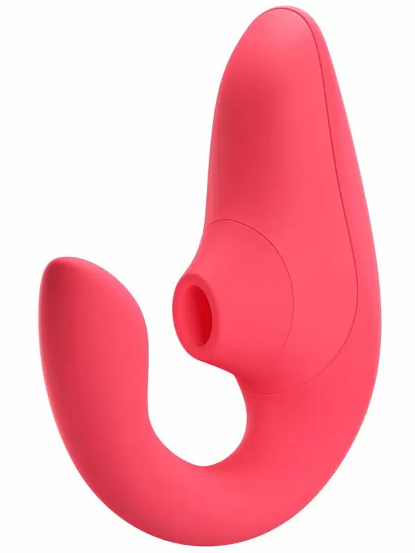 Компактный вибратор-кролик Womanizer Blend с бесконтактной клиторальной стимуляцией, 13,8 см, розовый