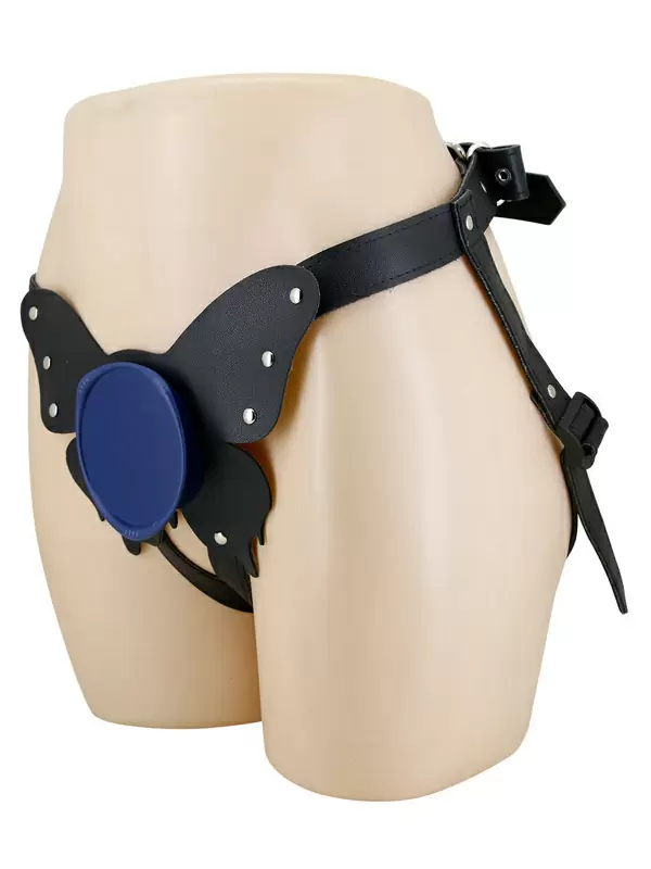 Элегантные трусы для страпона Baile HARNESS BRIEFS, в форме бабочки, черный