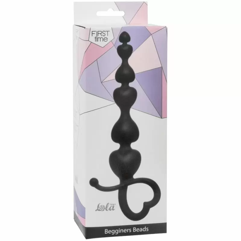 Анальная цепочка Begginers Beads Black 4102-03Lola
