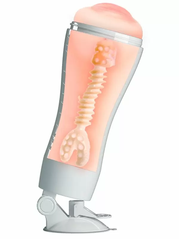 Реалистичный мастурбатор Baile, 28,3, ротик, в тубе, на присоске