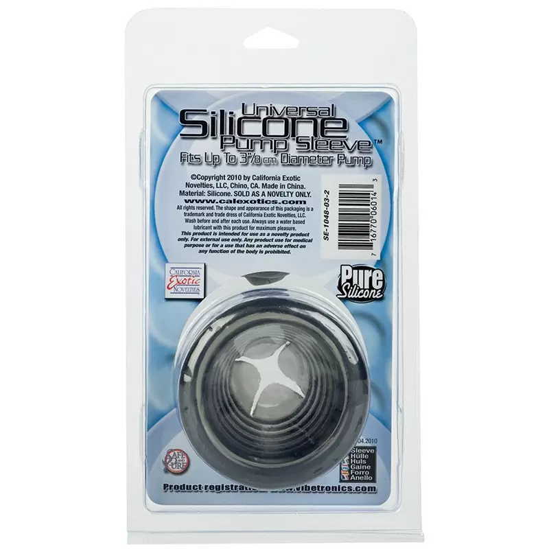 Уплотнитель для вакуумной помпы Universal Silicone Pump Sleeves – черный