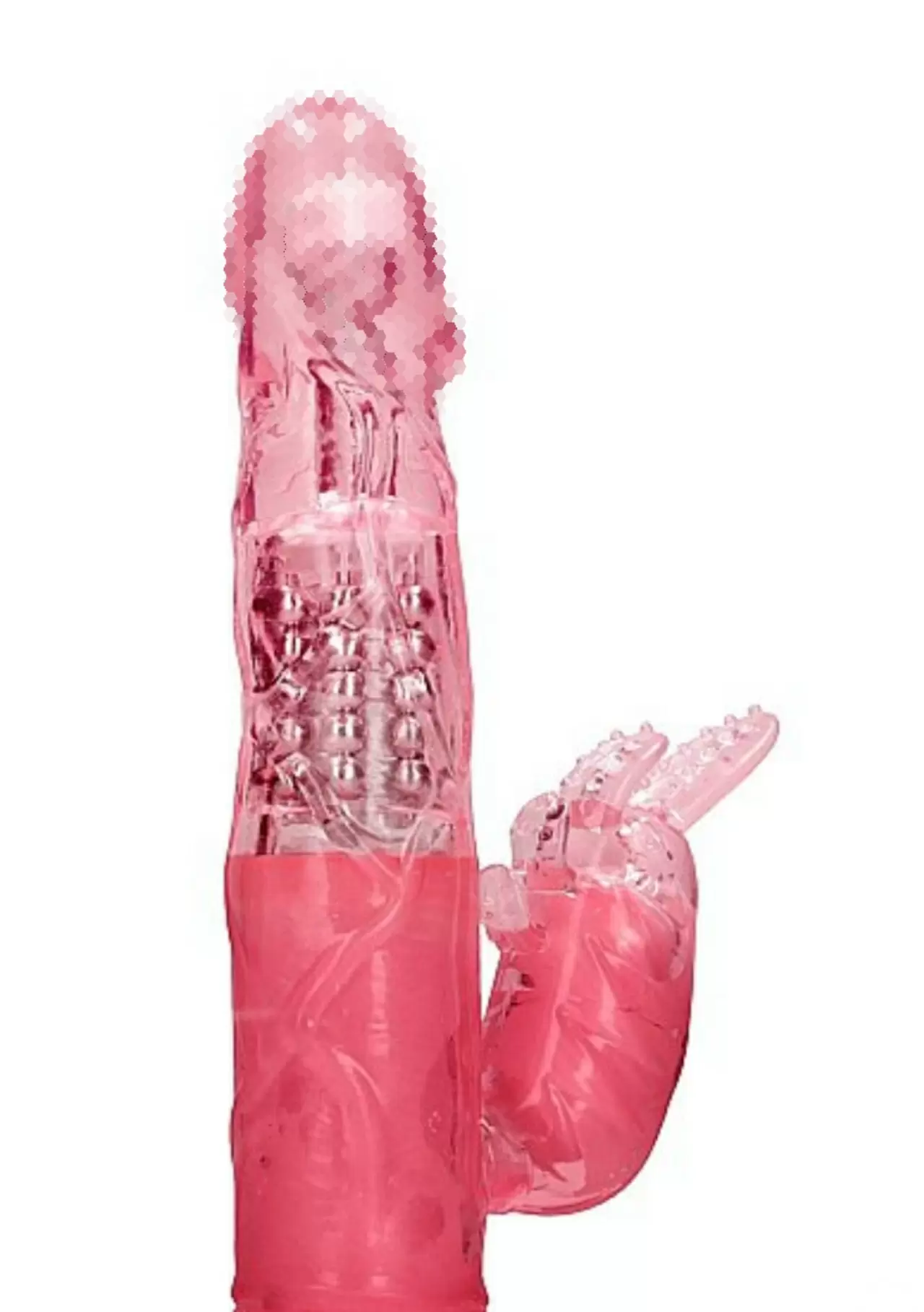 ВИБРАТОР КРОЛИК ROTATING BEETLE - розовый