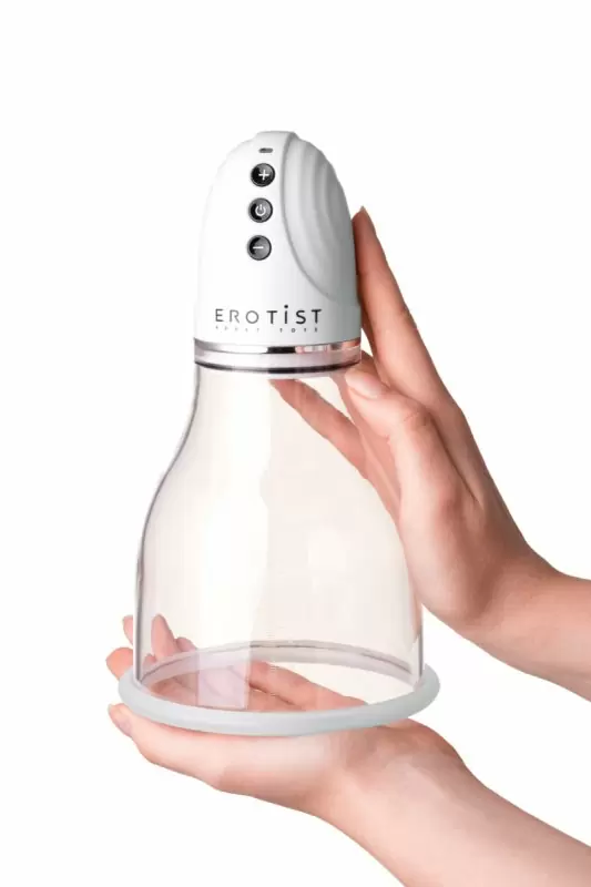 Вакуумная помпа для груди Erotist. 22 см, АБС-пластик