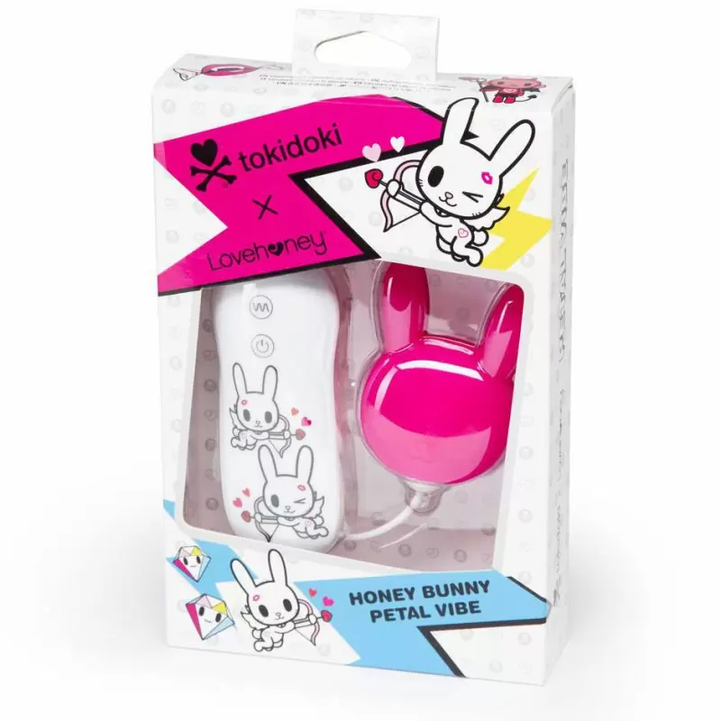 Клиторальный вибростимулятор Tokidoki Bunny в форме зайчика – розовый
