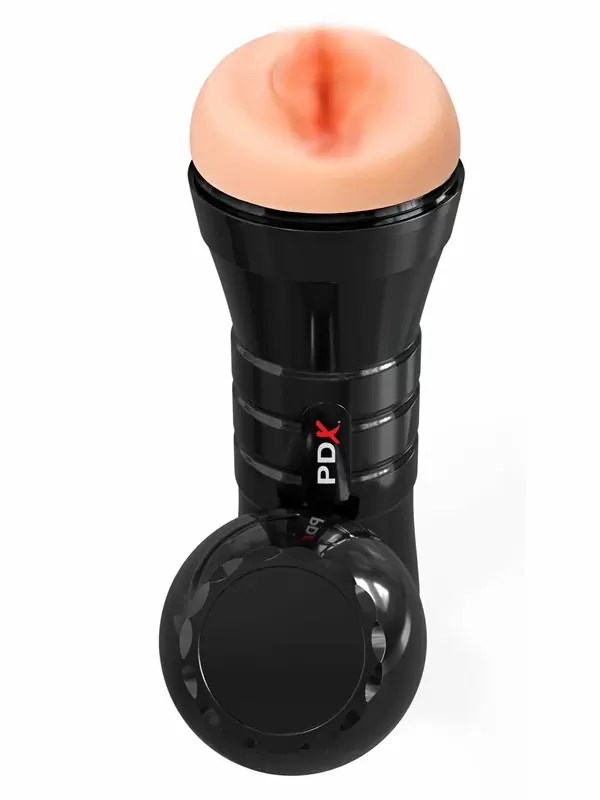 Реалистичный мастурбатор Pipedream WET PUSSIES, SUPER LUSCIOUS LIPS XXL, увеличенный размер, 26 см, черный