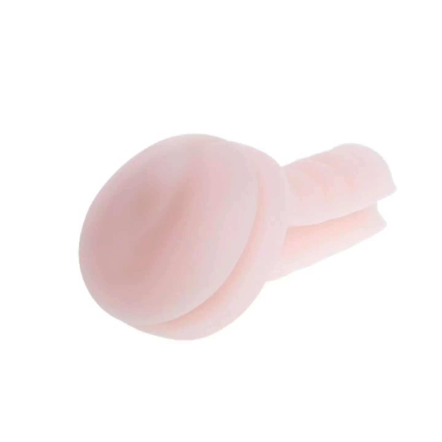 Мастурбатор вагина в тубусе Crazy Bull Delia с вибрацией и креплением-присоской – телесный