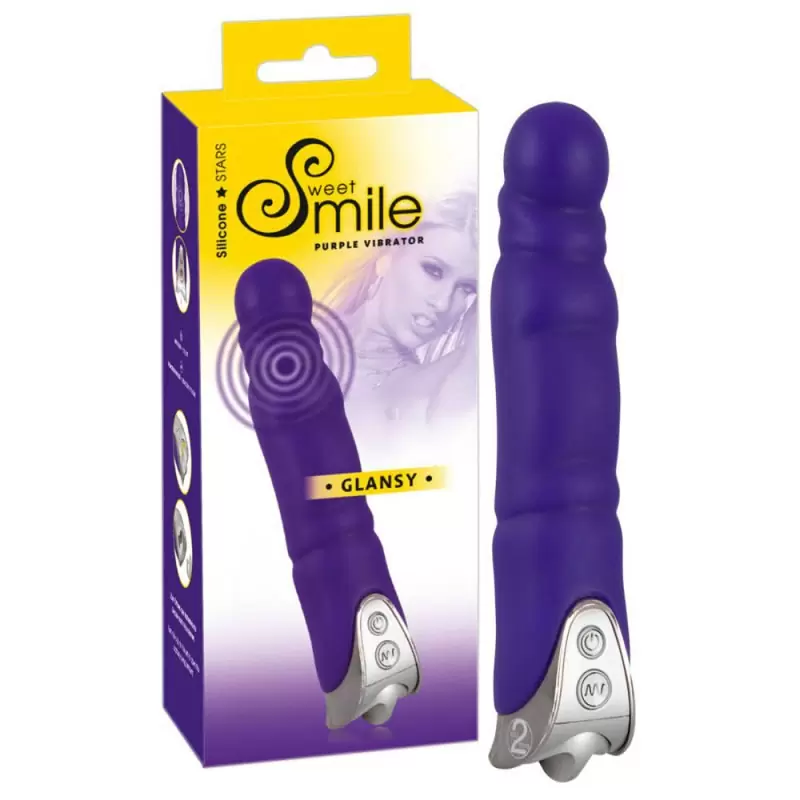 Вибратор Smile Glansy - фиолетовый