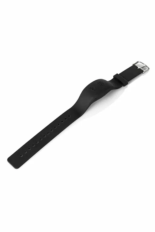 Носимый стимулятор клитора Lock-N-Play Wristband Remote Panty Teaser, с пультом Д/У, 12 режимов, 9,5 см, черный