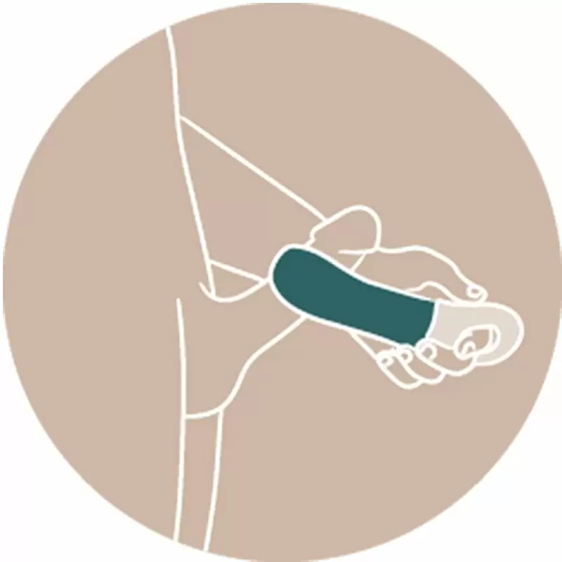 Необычный мастурбатор премиум класса Fun Factory Manta, 16 см, силикон, хаки