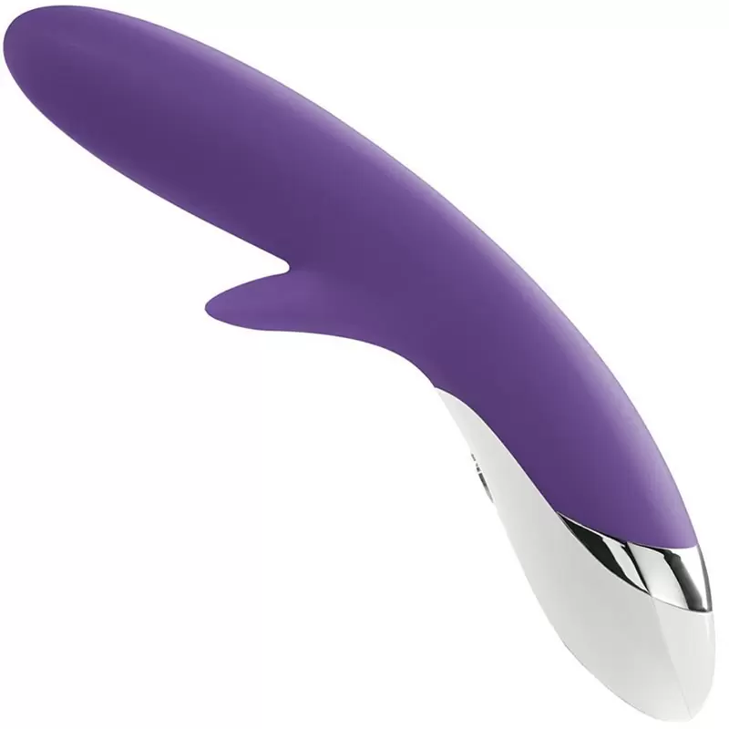 Вибромассажер Danny Divido со стимуляцией клитора – фиолетовый