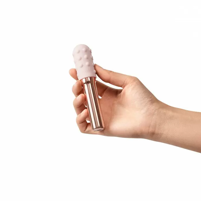 Люксовый вибратор Le Wand Grand Bullet розовое золото