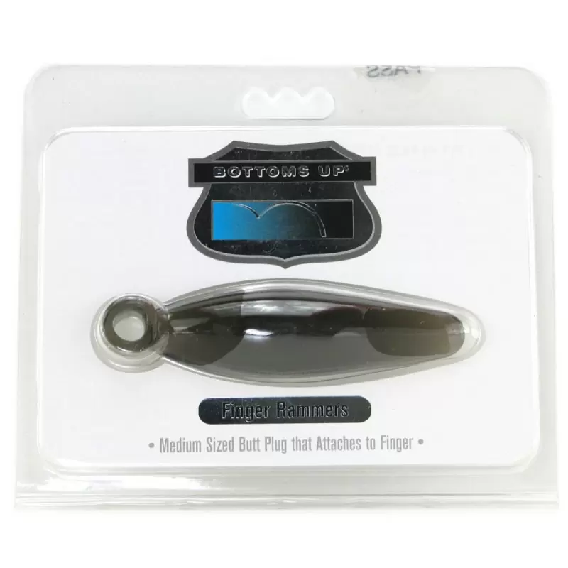 Анальная пробка Finger Rammers – серый