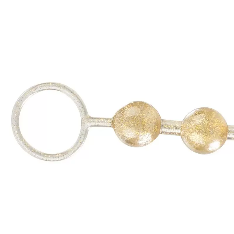 Анальные бусы Extreme Pure Gold X-10 Beads – золотистый