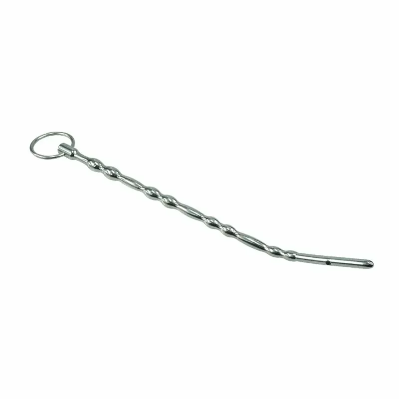 Изогнутая полая уретральная струна из металла Kanikule metal - серебристый