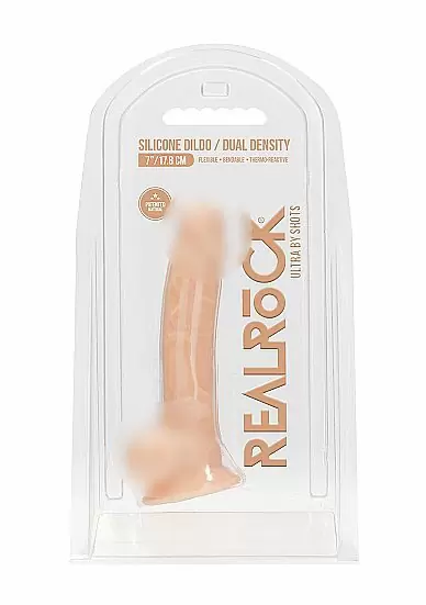 Фаллоимитатор Silicone Dildo With Balls - 17,8 см. 