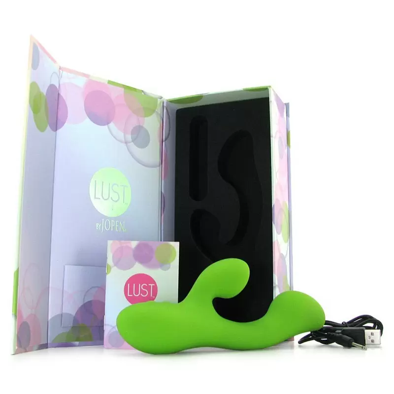 Вибромассажер Хай-Тек Lust by Jopen L17 – зеленый