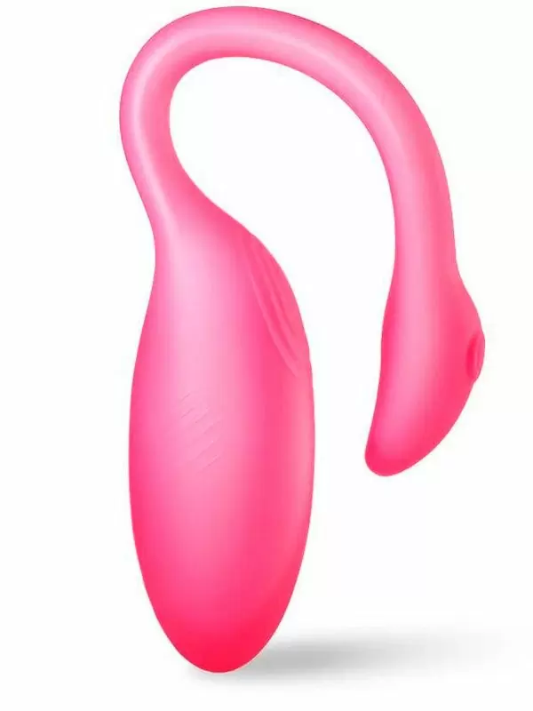 Интерактивное виброяйцо Magic Motion Flamingo Max, управление с приложения, 11 см, розовое | Он и Она 18+