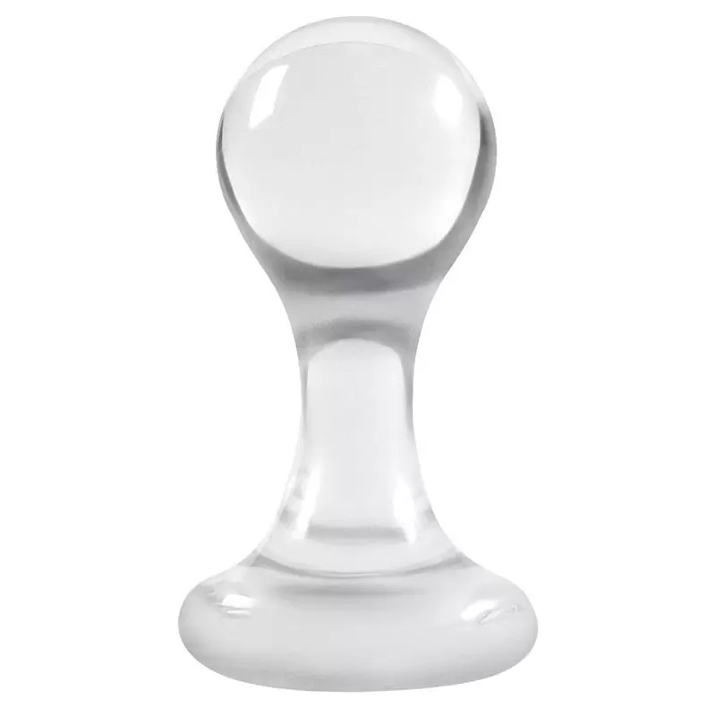 Анальная пробка Luna Balls малая – прозрачная